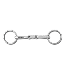 LOOSE RING SNAFFLE W/ DOUBLE JOINT, SOLID