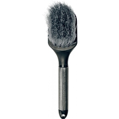 Hoof brush Glossy Silver/Black