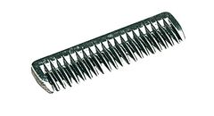 Small aluminium mane comb