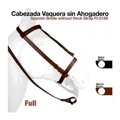 Spanish Bridle without neck strap Full Black